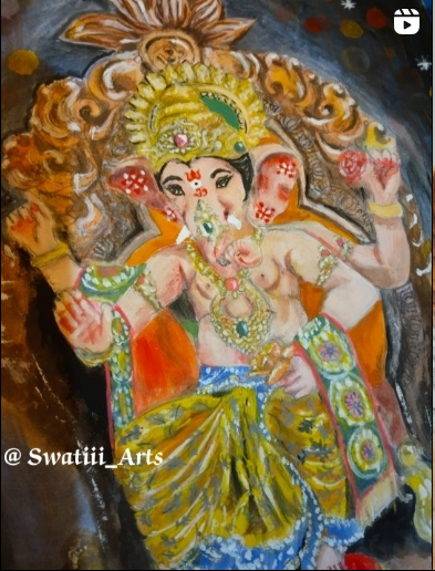 Custom God Ganesh Portrait